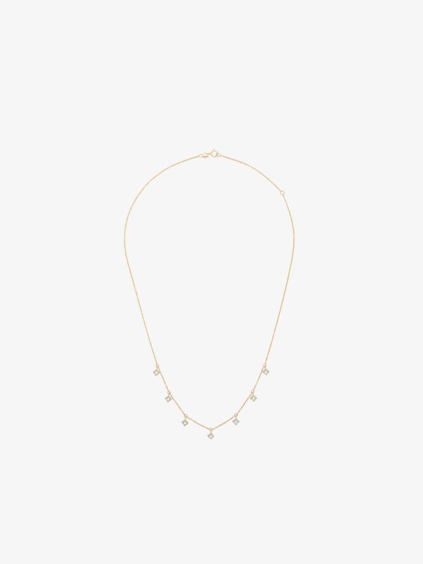 browns Dana Rebecca Designs 14K yellow gold Ava Bea station diamond necklace | Browns Fine Necklaces