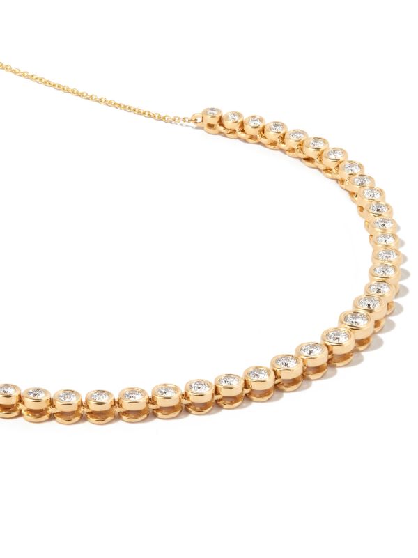 Browns Dana Rebecca Designs 14K Yellow Gold Lulu Jack Bazel Diamon Necklace | Browns Fine Necklaces
