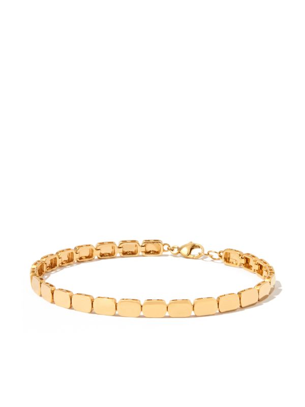 browns Dana Rebecca Designs 14K yellow gold Sadie Pearl Tag Bracelet | Browns Bracelets