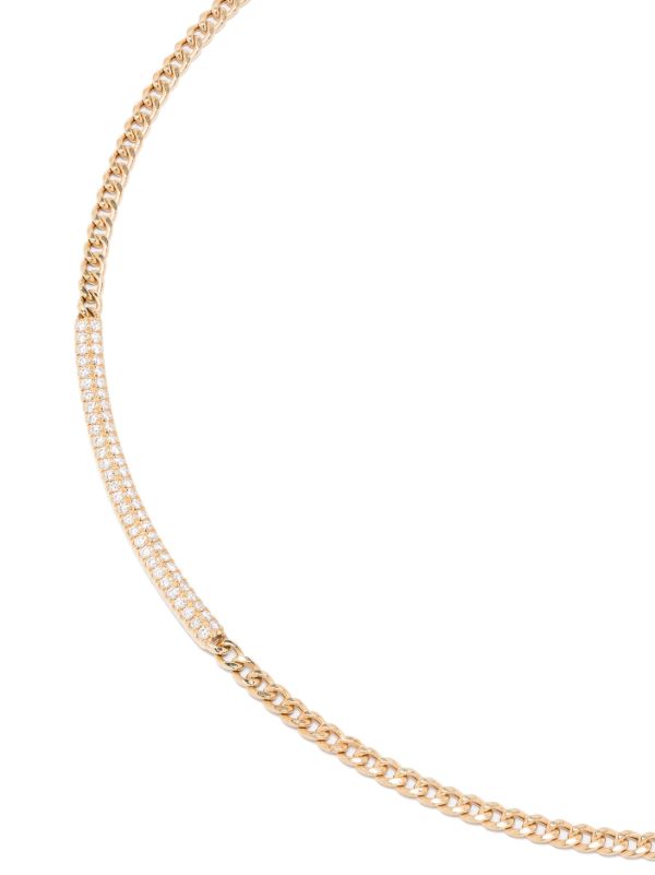 Browns Dana Rebecca Designs 14K Yellow Gold Sylvie Rose Diamond Necklace | Browns Fine Necklaces