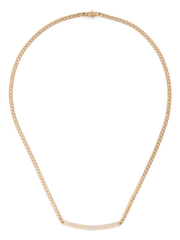 browns Dana Rebecca Designs 14K Yellow Gold Sylvie Rose Diamond Necklace | Browns Fine Necklaces