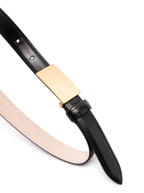 Browns Déhanche Black Signet Leather Belt | Browns Belts
