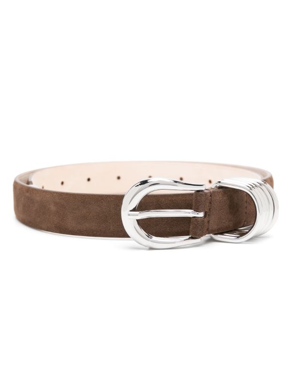 browns Déhanche Brown Hollyhock Suede Belt | Browns Belts