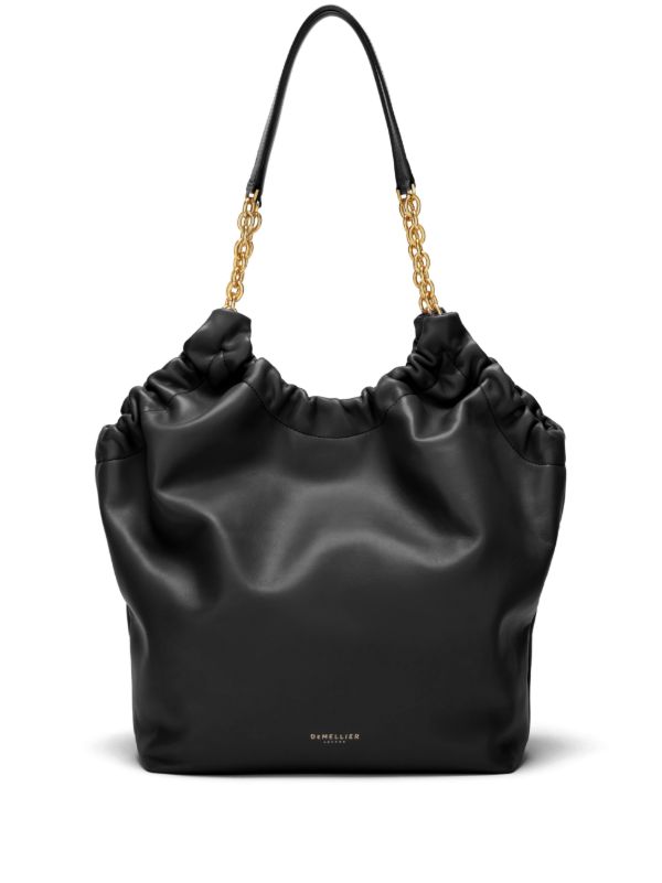 browns DeMellier black Miami leather tote bag | Browns Tote Bags