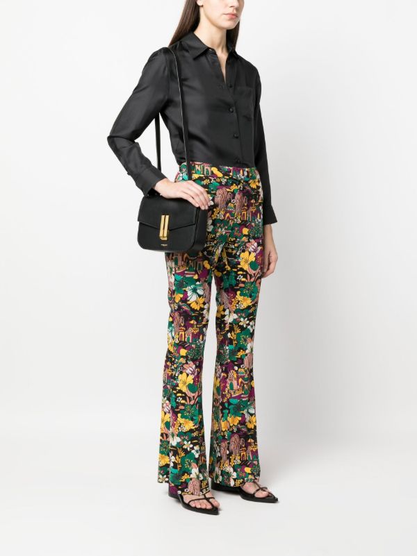 Browns DeMellier Black Vancouver Leather Cross Body Bag | Browns Messenger & Crossbody Bags