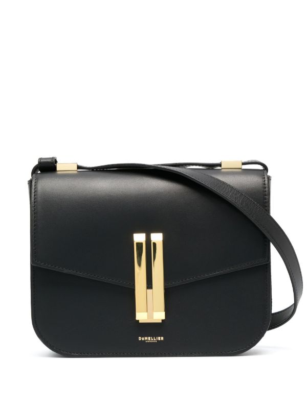 browns DeMellier black Vancouver leather cross body bag | Browns Messenger & Crossbody Bags