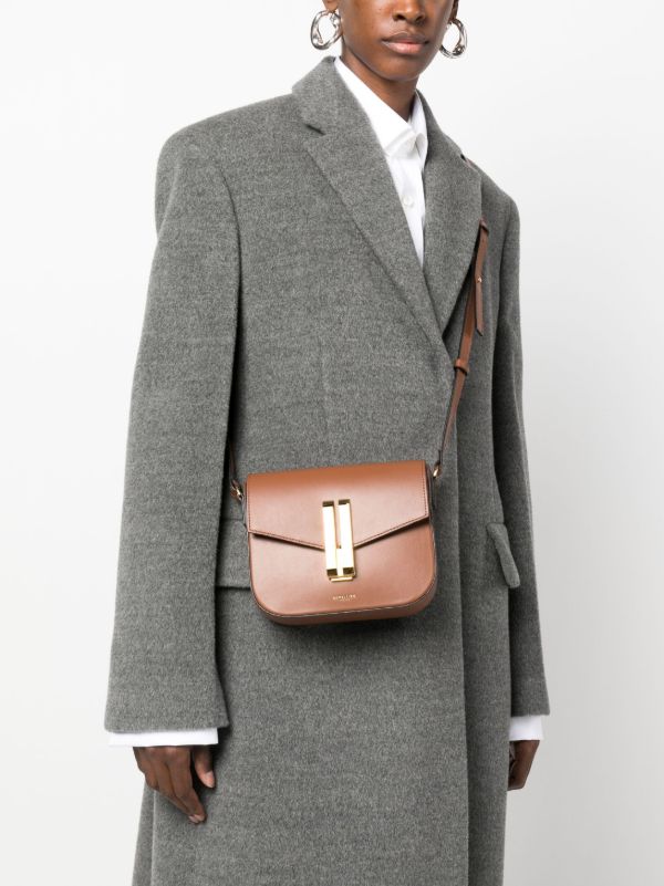Browns DeMellier Brown Vancouver Leather Cross Body Bag | Browns Messenger & Crossbody Bags