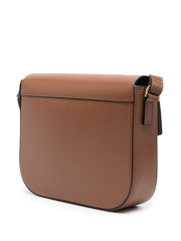 Browns DeMellier Brown Vancouver Leather Cross Body Bag | Browns Messenger & Crossbody Bags