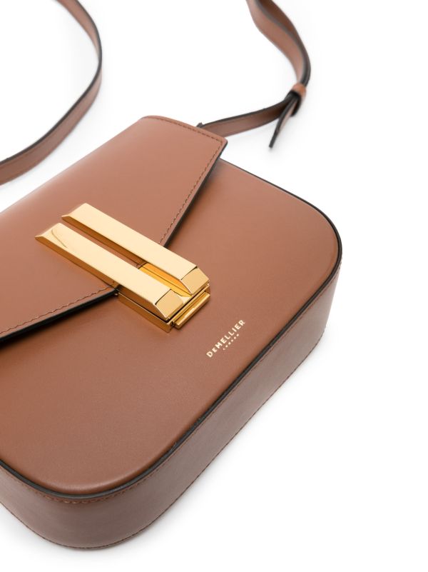 Browns DeMellier Brown Vancouver Leather Cross Body Bag | Browns Messenger & Crossbody Bags