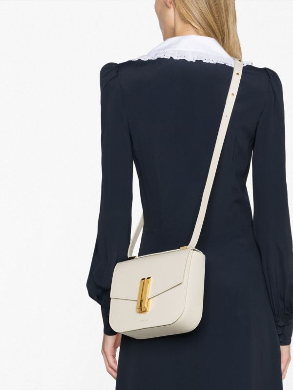Browns DeMellier Neutral Vancouver Leather Cross Body Bag | Browns Messenger & Crossbody Bags