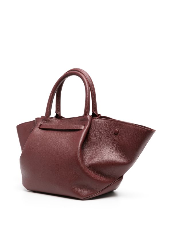 Browns DeMellier Red New York Midi Leather Tote Bag | Browns Tote Bags
