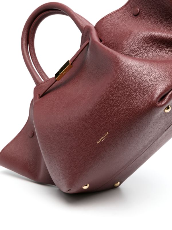 Browns DeMellier Red New York Midi Leather Tote Bag | Browns Tote Bags