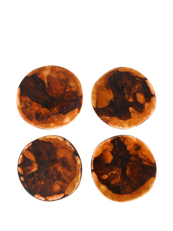 Browns Dinosaur Designs Boulder Coasters Set | Browns Barware
