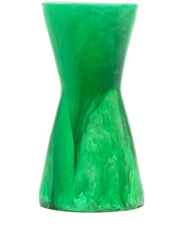 browns Dinosaur Designs green tall bow vase | Browns Vases