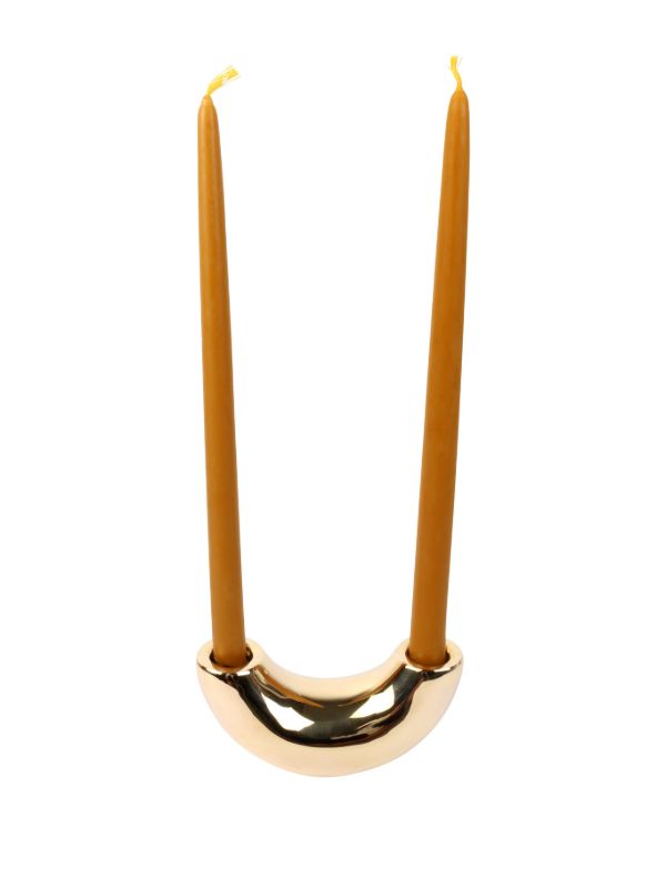 Browns Dinosaur Designs Horn Candle Holder | Browns Candle Holders