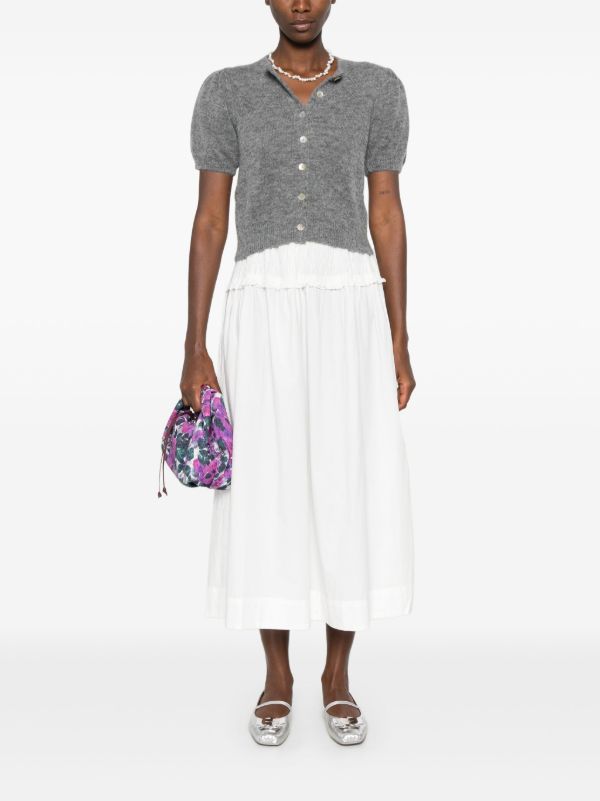 Browns DÔEN Puff Sleeves Knitted Top | Browns Knitted Tops