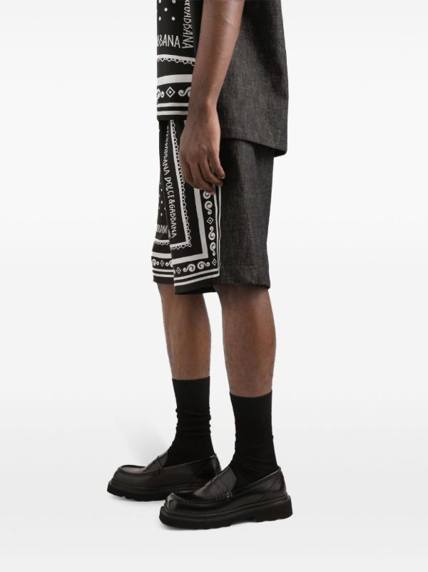 Browns Dolce & Gabbana Bandana-Print Shorts | Browns Bermuda Shorts