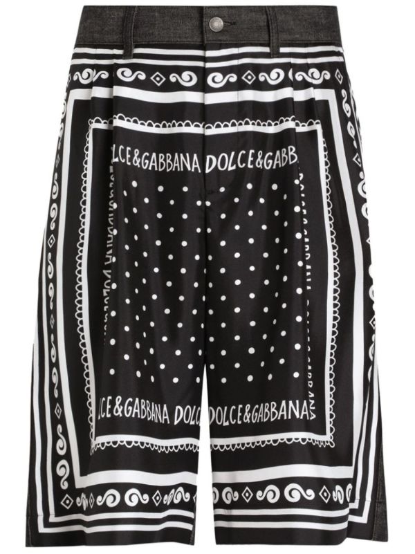 browns Dolce & Gabbana Bandana-Print Shorts | Browns Bermuda Shorts