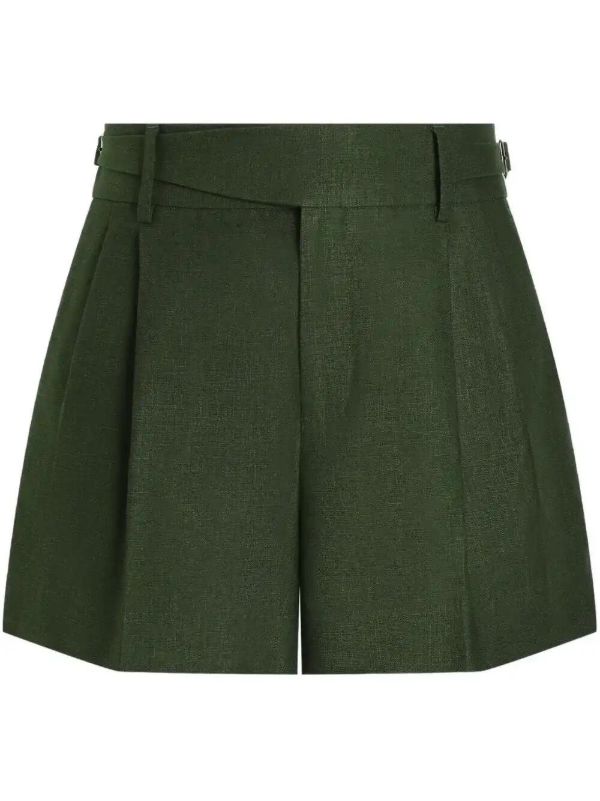 browns Dolce & Gabbana belted linen shorts | Browns Tailored Shorts