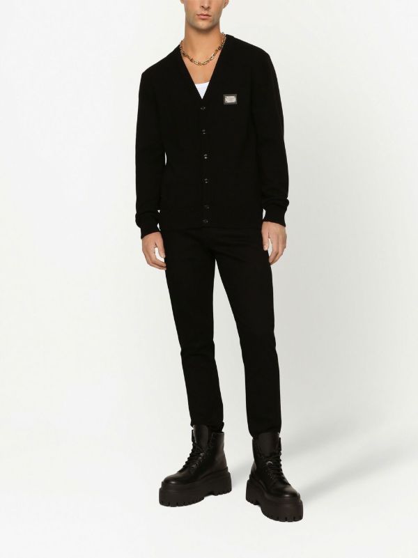 Browns Dolce & Gabbana Black Cotton Slim Fit Jeans | Browns Slim-Fit Jeans