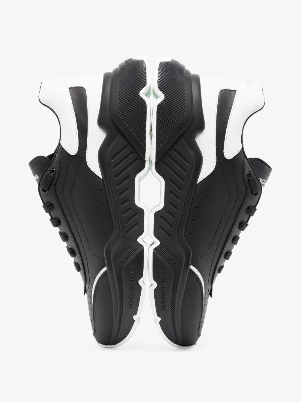 Browns Dolce & Gabbana Black Daymaster Leather Sneakers | Browns Low-Tops