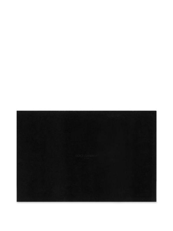 Browns Dolce & Gabbana Black DG Logo Print Wood Tray | Browns Trays