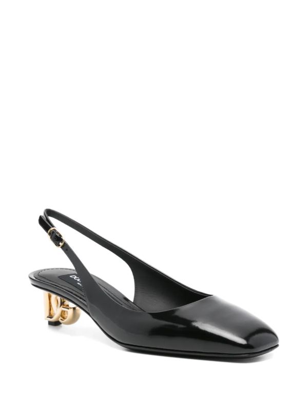 Browns Dolce & Gabbana Black Jackie Pumps | Browns Pumps