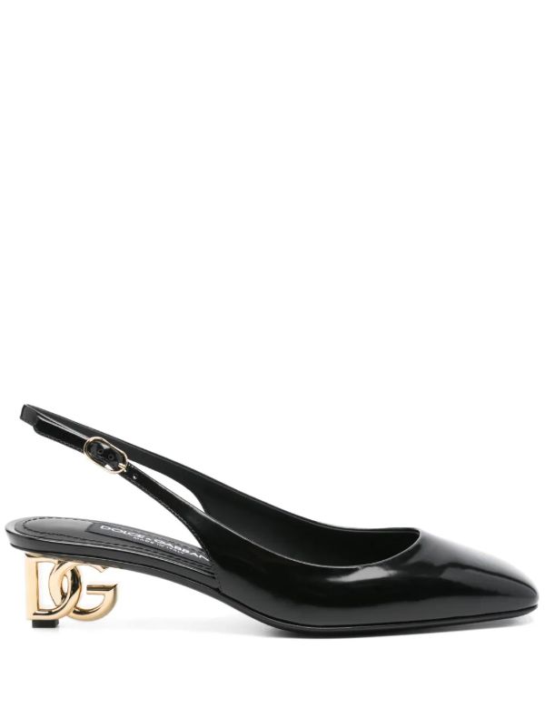 browns Dolce & Gabbana Black Jackie Pumps | Browns Pumps