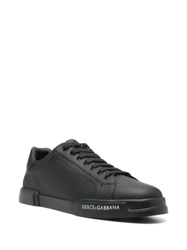 Browns Dolce & Gabbana Black Portofino Sneakers | Browns Low-Tops