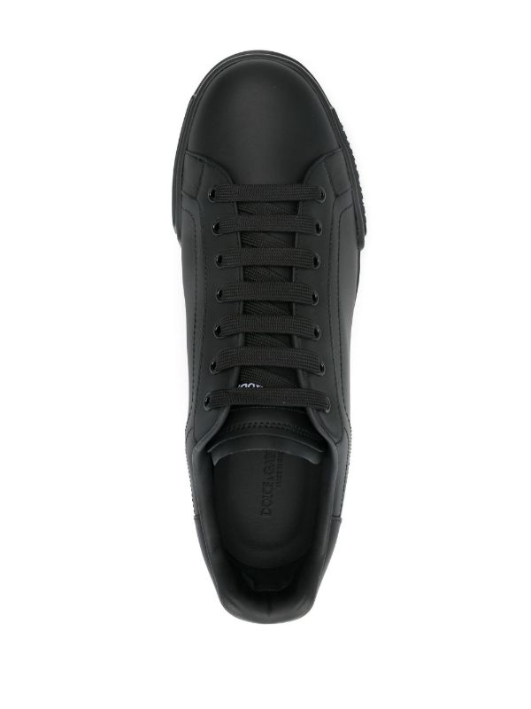 Browns Dolce & Gabbana Black Portofino Sneakers | Browns Low-Tops