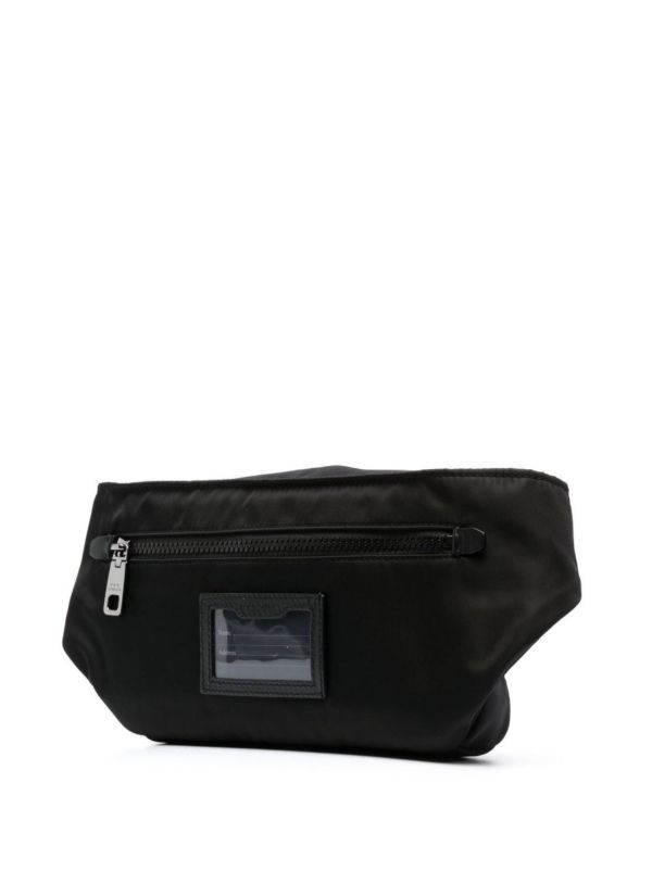 Browns Dolce & Gabbana Black Raised Logo Belt Bag | Browns Belt Bags