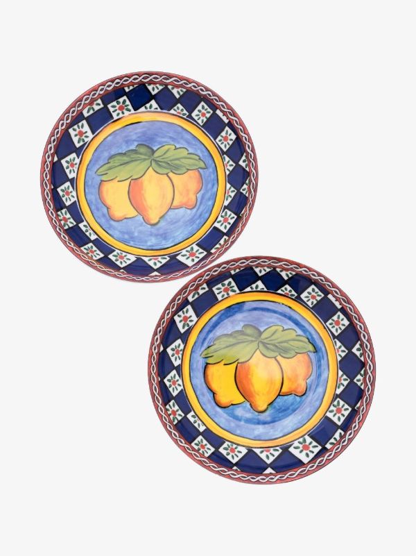 browns Dolce & Gabbana Blue Carretto Soup Plates | Browns Plates & Bowls