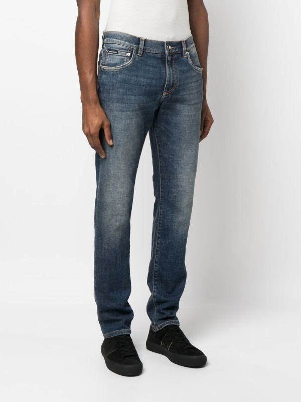 Browns Dolce & Gabbana Blue Slim-cut Jeans | Browns Slim-Fit Jeans