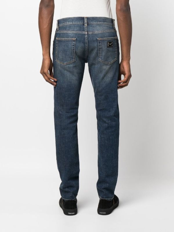 Browns Dolce & Gabbana Blue Slim-cut Jeans | Browns Slim-Fit Jeans