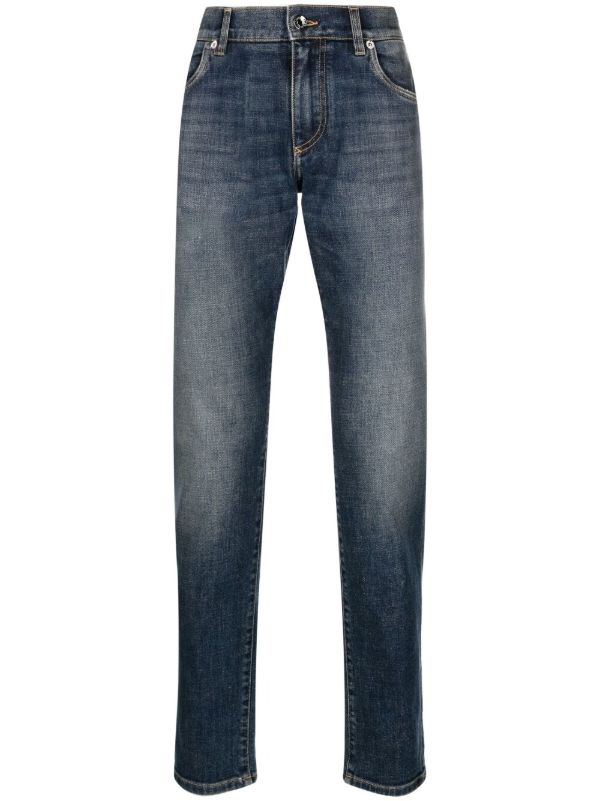 browns Dolce & Gabbana blue slim-cut jeans | Browns Slim-Fit Jeans