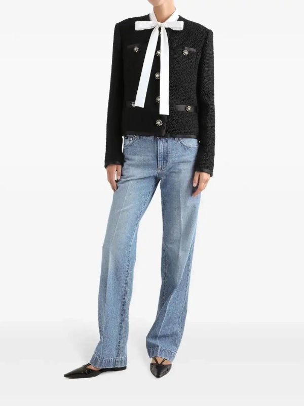 Browns Dolce & Gabbana Blue Straight-Leg Jeans | Browns Straight-Leg Jeans