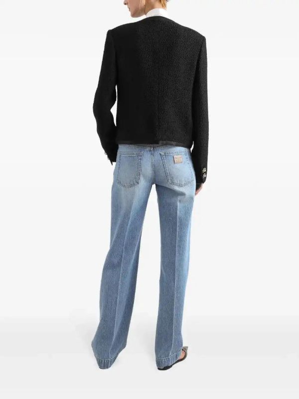 Browns Dolce & Gabbana Blue Straight-Leg Jeans | Browns Straight-Leg Jeans
