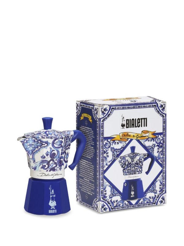 Browns Dolce & Gabbana Blue X Bialetti Moka Express Large Coffee Pot | Browns Kitchen Accessories