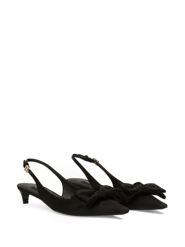 Browns Dolce & Gabbana Bow-detailed Slingback Pumps | Browns Pumps