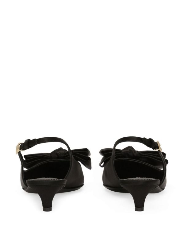 Browns Dolce & Gabbana Bow-detailed Slingback Pumps | Browns Pumps