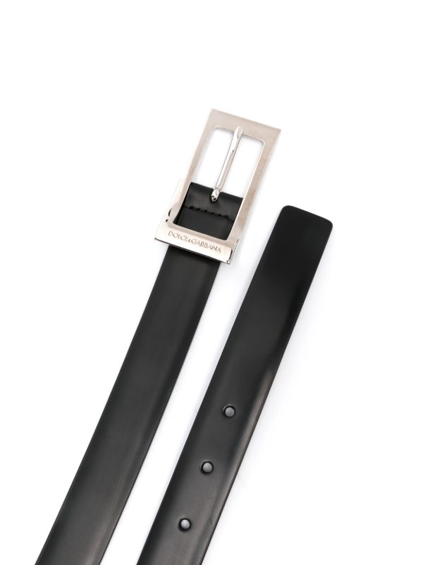 Browns Dolce & Gabbana Brushed Leather Belt | Browns Belts
