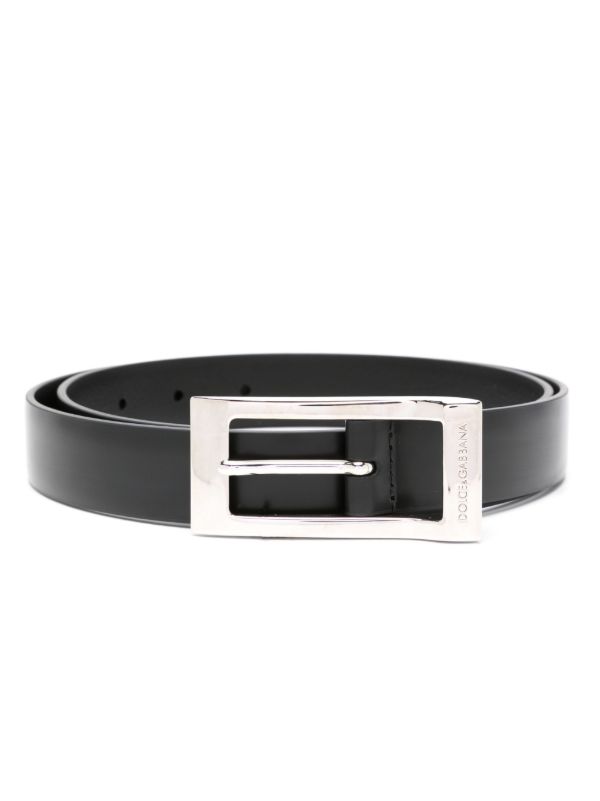 browns Dolce & Gabbana Brushed Leather Belt | Browns Belts
