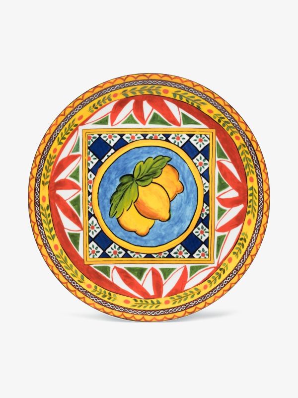 browns Dolce & Gabbana Carretto Siciliano porcelain charger plate | Browns Plates & Bowls
