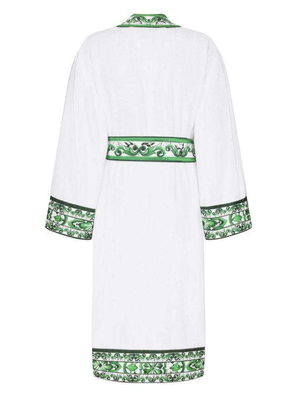 Browns Dolce & Gabbana Contrasting-trim Bath Robe | Browns Towels