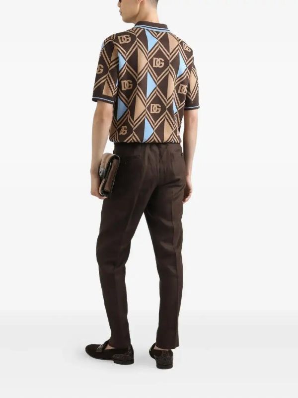 Browns Dolce & Gabbana Cotton Polo Shirt | Browns Polo Shirts