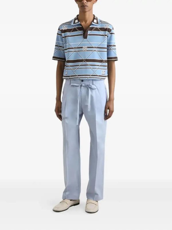 Browns Dolce & Gabbana Cotton Polo Shirt | Browns Polo Shirts