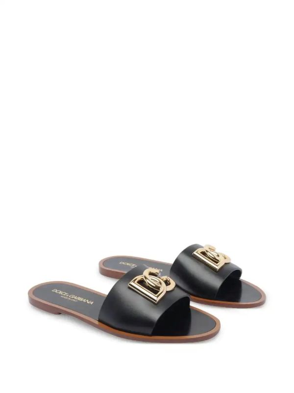 Browns Dolce & Gabbana DG-logo Sandals | Browns Sandals