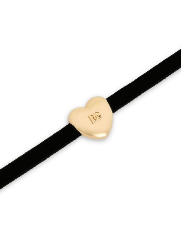 Browns Dolce & Gabbana DG Logo Velvet Necklace | Browns Necklaces