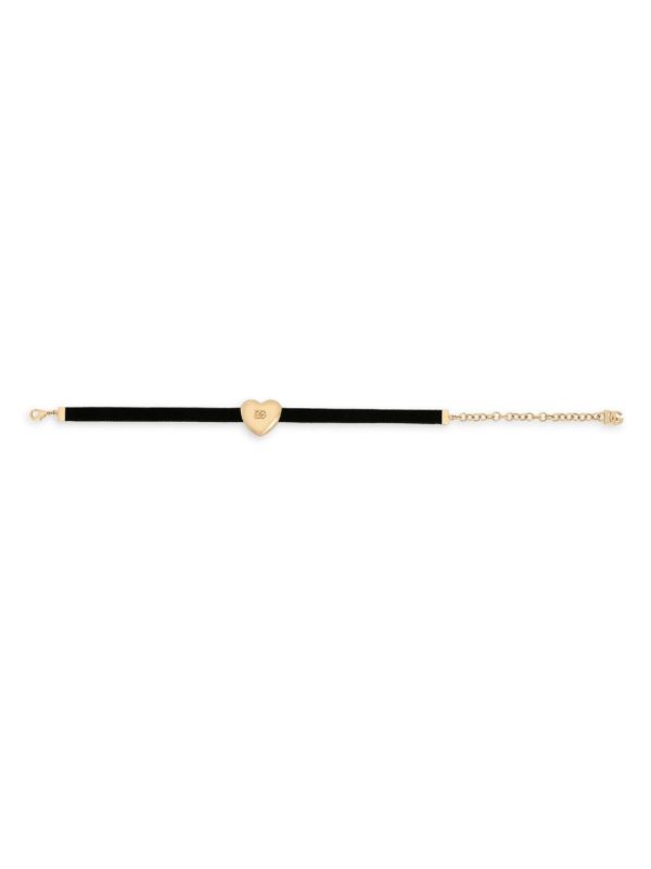 browns Dolce & Gabbana DG Logo Velvet Necklace | Browns Necklaces