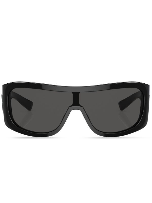 browns Dolce & Gabbana Eyewear Black Rectangle-Frame Sunglasses | Browns Sunglasses